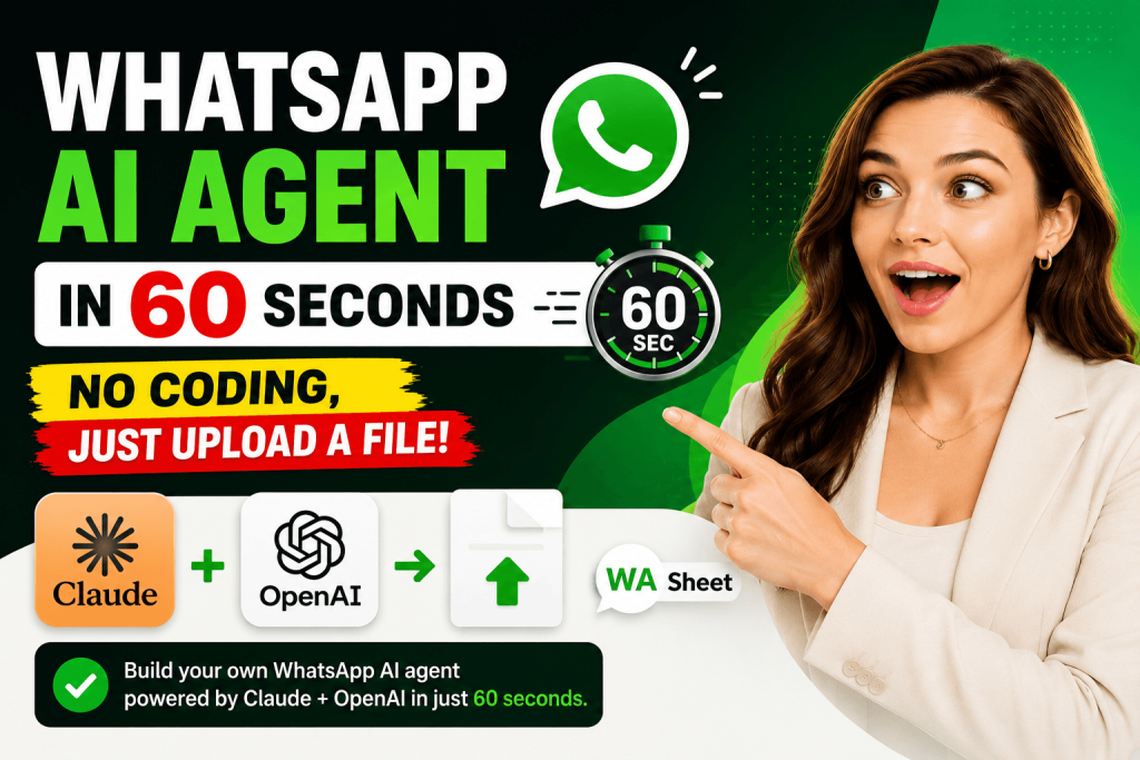 How to Build a WhatsApp AI Agent in 60 Secs (No Coding) 2 how to build whatsapp ai agent