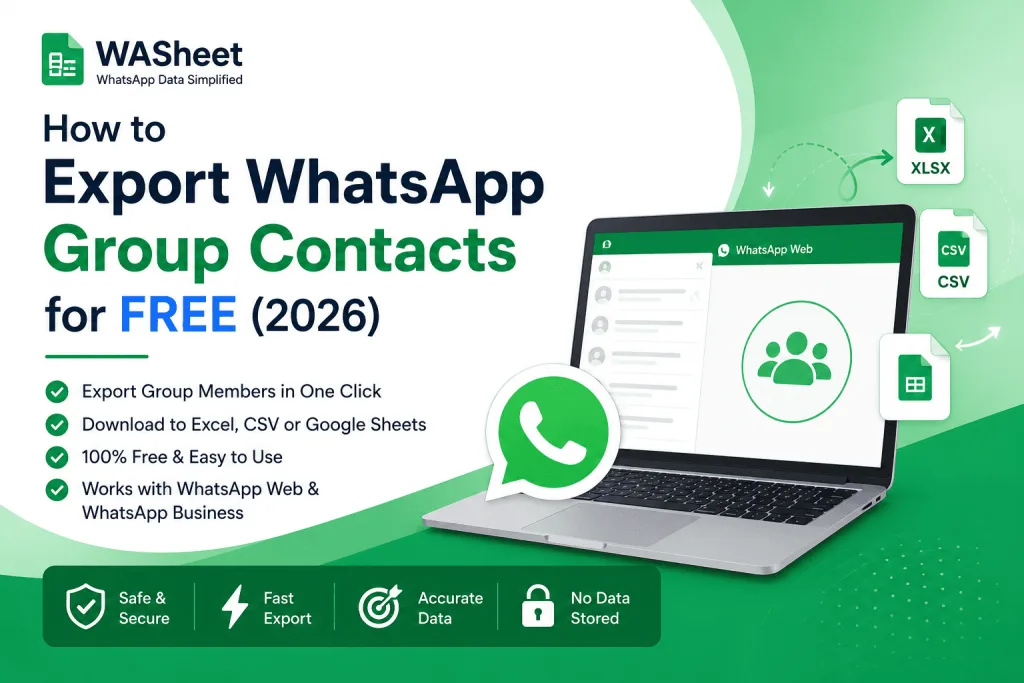 How to Export WhatsApp Group Contacts