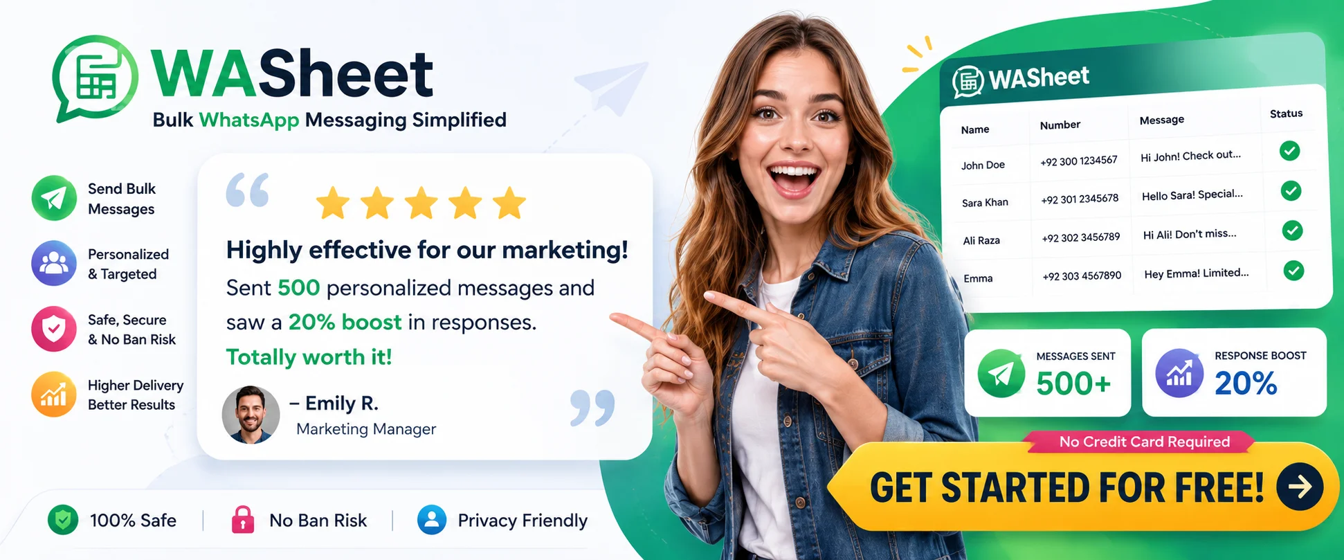 WASheet WhatsApp AI Agent Setup Guide (2026) 4 WASheet WhatsApp CRM