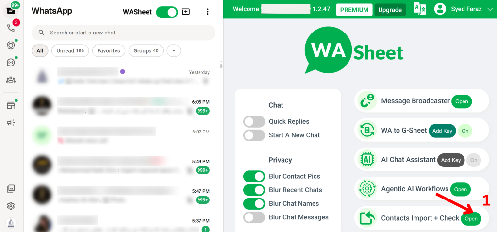 add contacts to whatsapp group