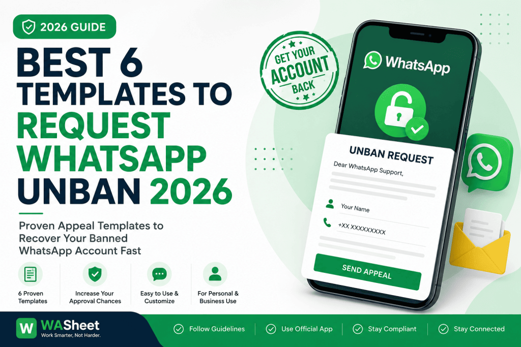 templates to request whatsapp unban