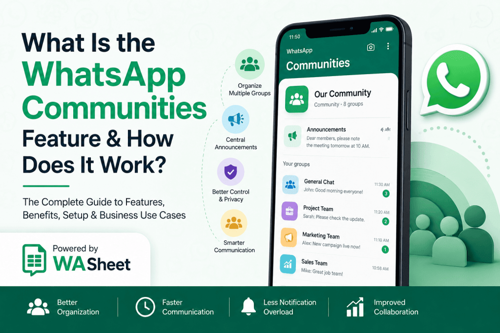 What is the WhatsApp Communities Feature & How Does It Work