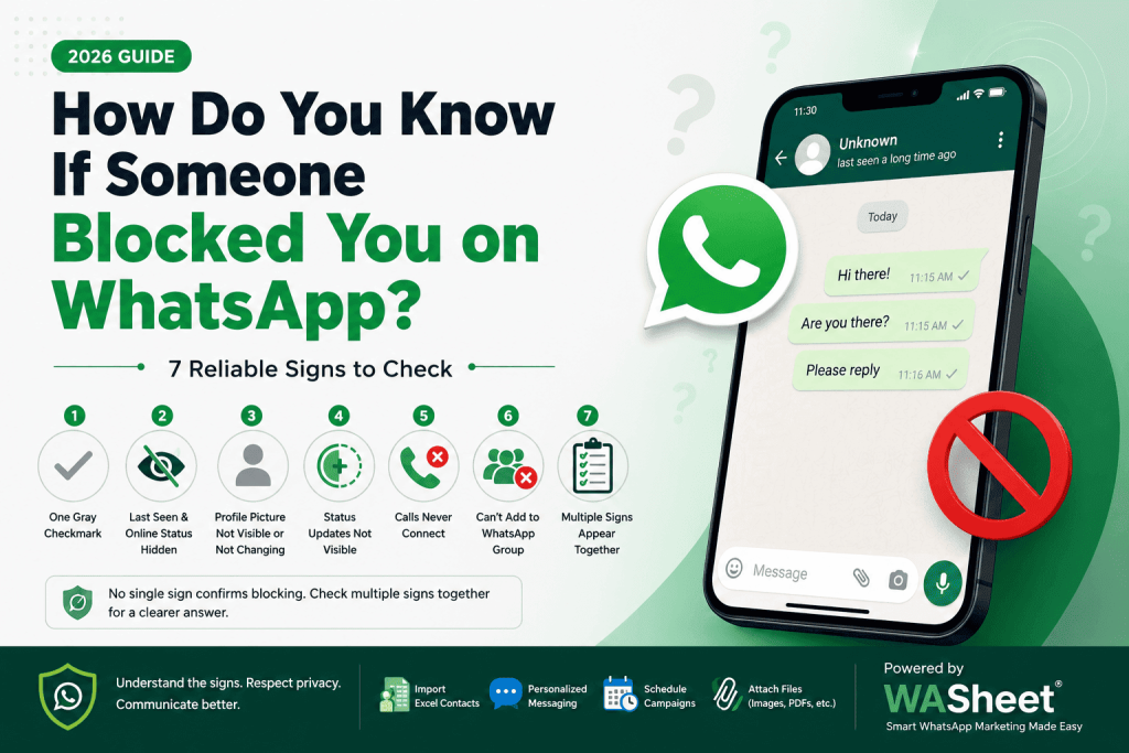 How Do You Know If Someone Blocked You on WhatsApp (2026)