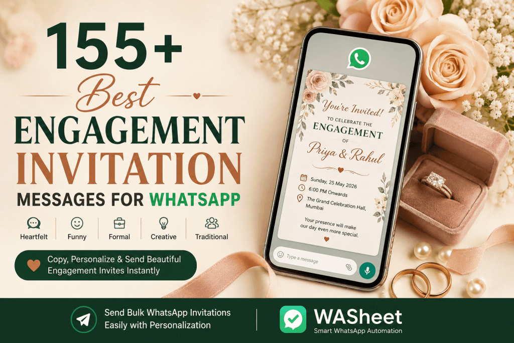 best engagement invitation messages for whatsapp