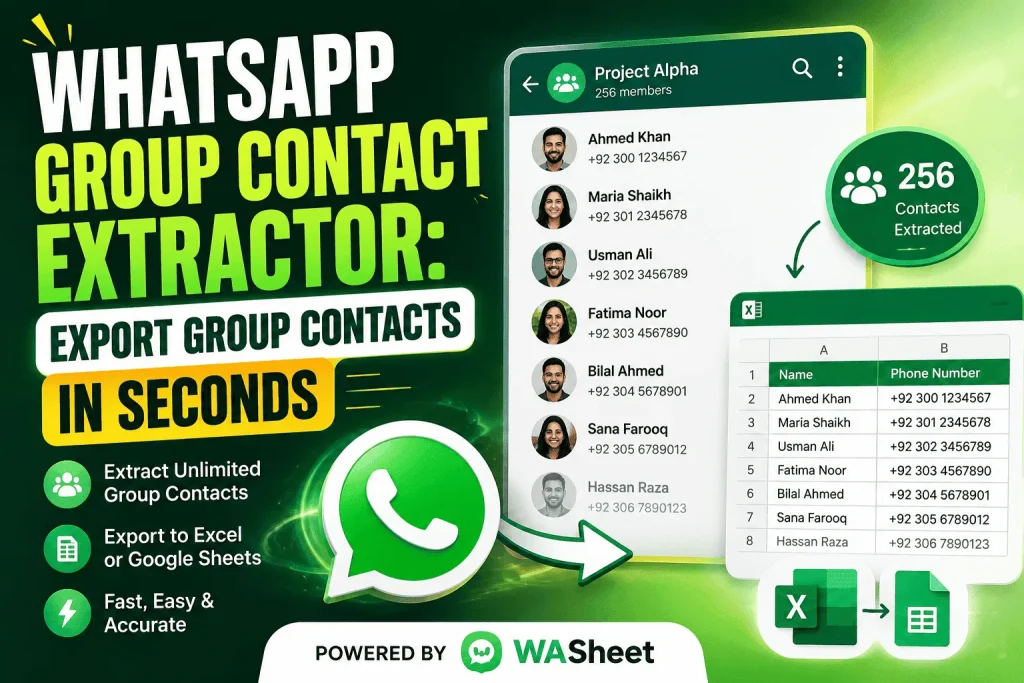 whatsapp group contact extractor